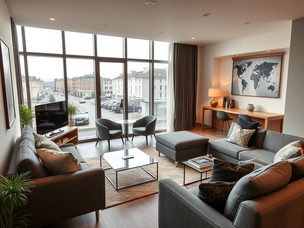 Modern apartment self catering accommodation in Cavan town center Modern apartment self catering accommodation in Cavan town center
